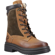 (, ) Cotswold Lacock Leather Women's Tan Boots