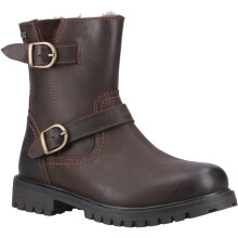 (, ) Cotswold Tetbury Leather Women's Brown Heeled Ankle Boots