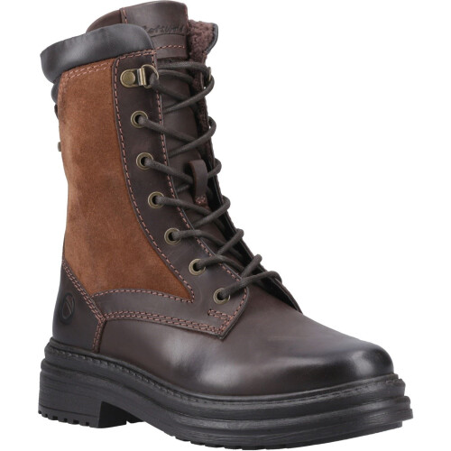 Cotswold (, ) Cotswold Lacock Leather Women's Brown Boots