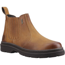 (, ) Cotswold Bisley Leather Men's Tan Ankle Boots