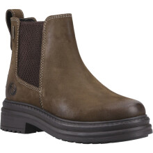(, ) Cotswold Aldworth Leather Women's Olive Heeled Ankle Boots