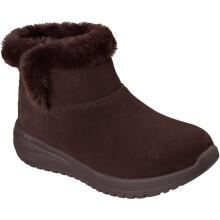 (, ) Skechers On-The-Go Stellar Cozy Step Leather Women's Brown Winter Ankle Boots