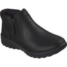 (, ) Skechers Lovely Vibe Forever Mine Textile Women's Black Boots