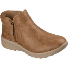 (, ) Skechers Lovely Vibe Forever Mine Textile Women's Chestnut Boots