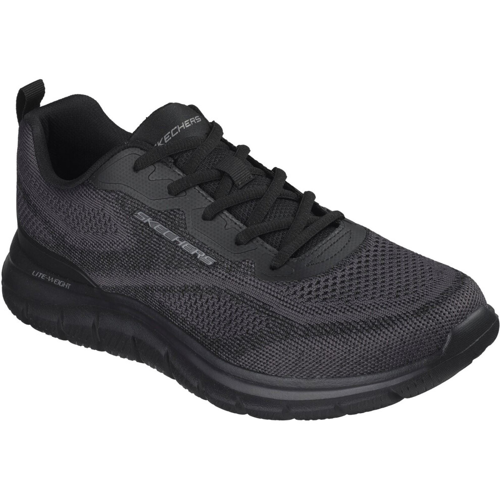 Skechers (, ) Track Pohlter Textile Men's Black Trainers