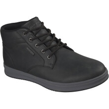 (, ) Skechers Palmiro Wallace Men's Black Ankle Boots