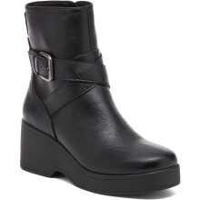 (, ) Rocket Dog Jimmy Bangor Polyurethane Women's Black Heeled Ankle Boots
