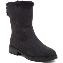 (, ) Rocket Dog Niche Aurora Polyurethane Women's Black Winter Mid Calf Boots