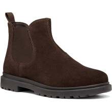 (, ) Geox U Andalo A - Suede Leather Men's Dark Chocolate Ankle Boots