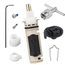 Ersatzkartusche für 1222 mit Entferner-Werkzeug 11653 & Griffadapter-Kit für Duschsystem - Verbrühschutz