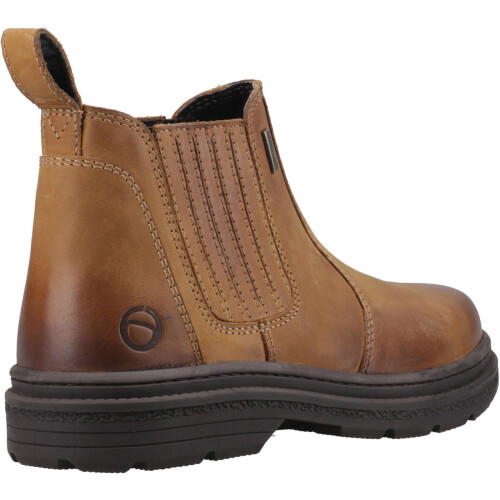Cotswold (, ) Cotswold Bisley Leather Men's Tan Ankle Boots 1