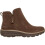 Skechers (, ) Skechers Easy Going Urban Zip Leather Women's Chocolate Boots 5