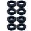 Protetores de Roda de Bagagem de Silicone Premium (Pacote de 8) Black 1