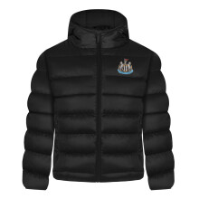 Newcastle United FC Official Boys Quilted Hooded Winter Jacket 10-11 Years