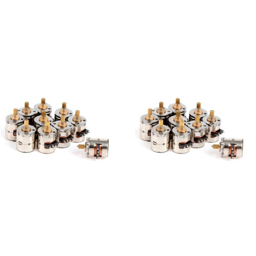 20Pcs/Pack  2-Phase 4-Wire Stepper Motor Miniature Stepper with Gear Small Tiny  Motor Toy Engine DIY