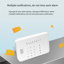 Tuya APP Remote Control WIFI+GSM Alarm System for Home Security Burglar Alarm Sensor PIR Motion Detection Door Contact