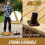 Outdoor Broom Hard Stiff Bristles Yard Sweeping Brush 10" Head Handle 3