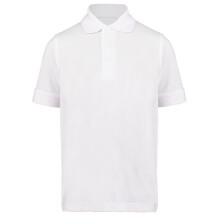 (9-10 Years, White) Kustom Kit Childrens/Kids Klassic Polycotton Pique Polo Shirt