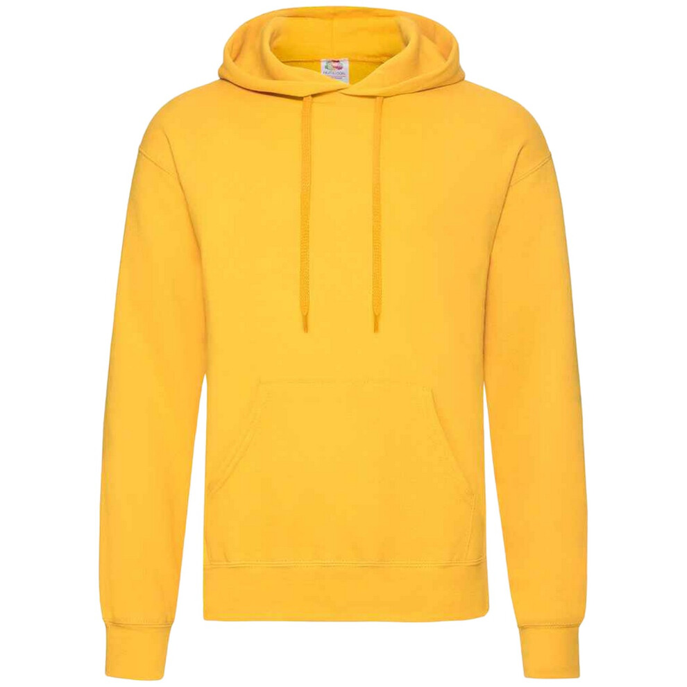 Fruit Of The Loom (Xxl, Sunflower) Unisex Adults Classic Hooded Sweatshirt