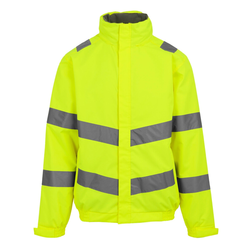 (3Xl, Yellow) Regatta Professional Mens Pro Contract Dover Hi-Vis Jacket 5063750128115