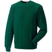 (XL, Bottle Green) Russell Mens Spotshield Raglan Sweatshirt