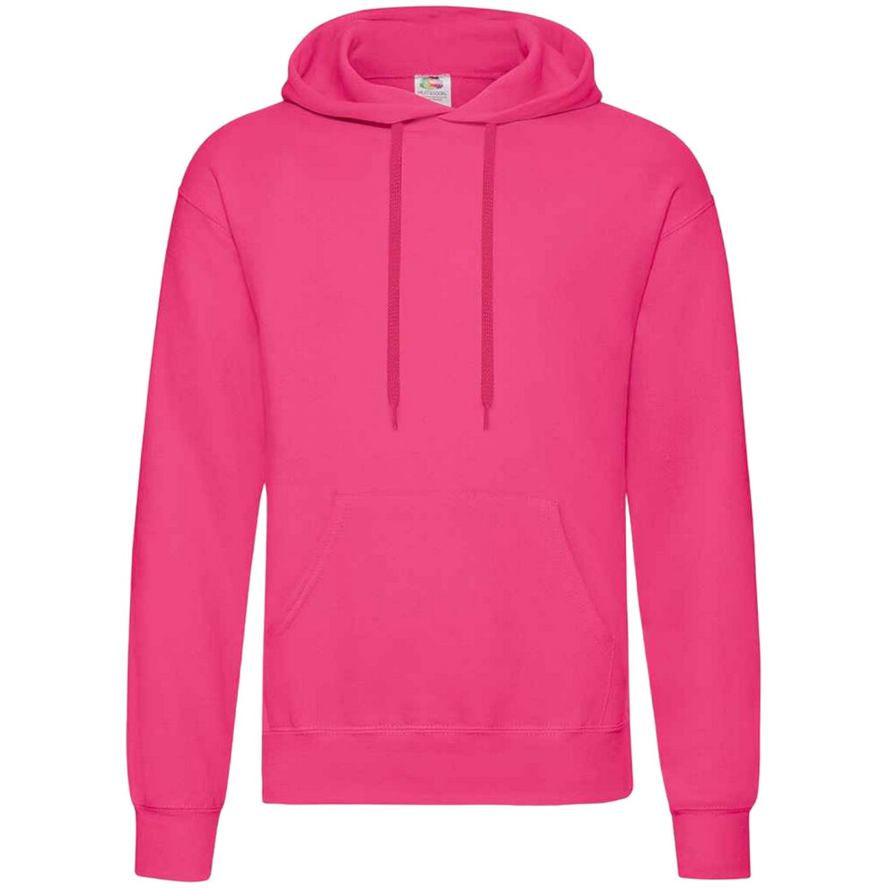 Fruit Of The Loom (Xxl, Fuchsia) Unisex Adults Classic Hooded Sweatshirt
