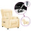 VidaXL vidaXL Massagesessel Elektrisch Creme Kunstleder 1