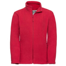 (5-6, Classic Red) Jerzees Schoolgear Childrens Full Zip Outdoor Fleece Jacket