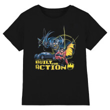 (L, Black) Batman Mens Built For Action T-Shirt