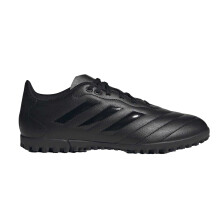 (7.5 UK, Black) Adidas Mens Goletto VIII 3 Stripes Leather Artificial Ground Football Boots