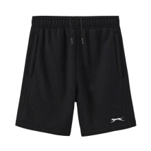 (11-12 Years, Black) Slazenger Childrens/Kids Fleece Sweat Shorts
