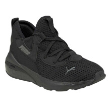 (12 UK Child, Black) Puma Boys Flat Trainers