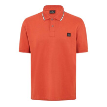 (XXL, Orange) Paul Smith Mens Patch Cotton Logo Polo Shirt