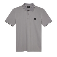(S, Grey) Paul Smith Mens Patch Cotton Logo Polo Shirt
