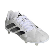(5.5 UK, White/Black) Adidas Childrens/Kids Soft Ground Rugby Boots