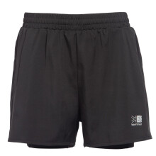 (10 UK, Black) Karrimor Womens/Ladies 2 in 1 Running Shorts
