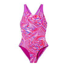 (9-10 Years, Pink) Speedo Girls Splashback One Piece Swimsuit