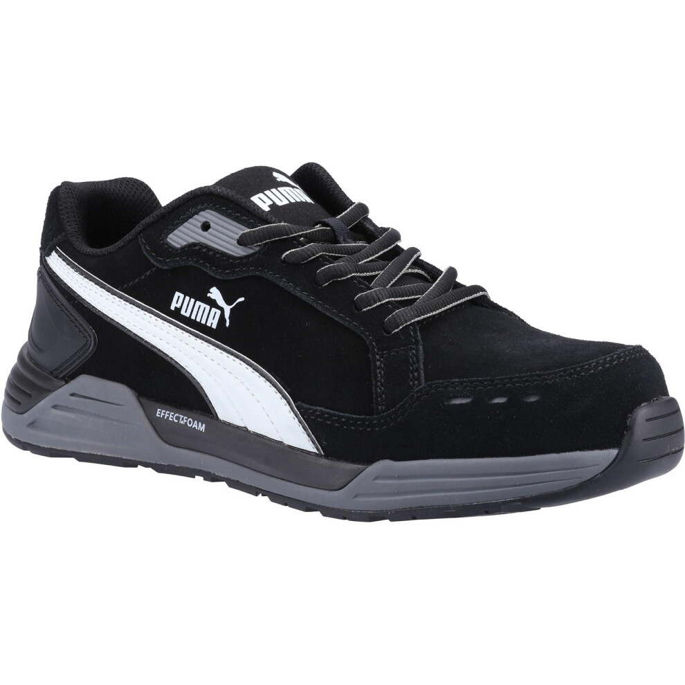 Photos - Safety Equipment Puma   Safety Mens Airtwist Low S3 Leather Safety Trainers (11 UK, Black)