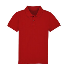 (9-11 Years, Red) Casual Classic Childrens/Kids Polo