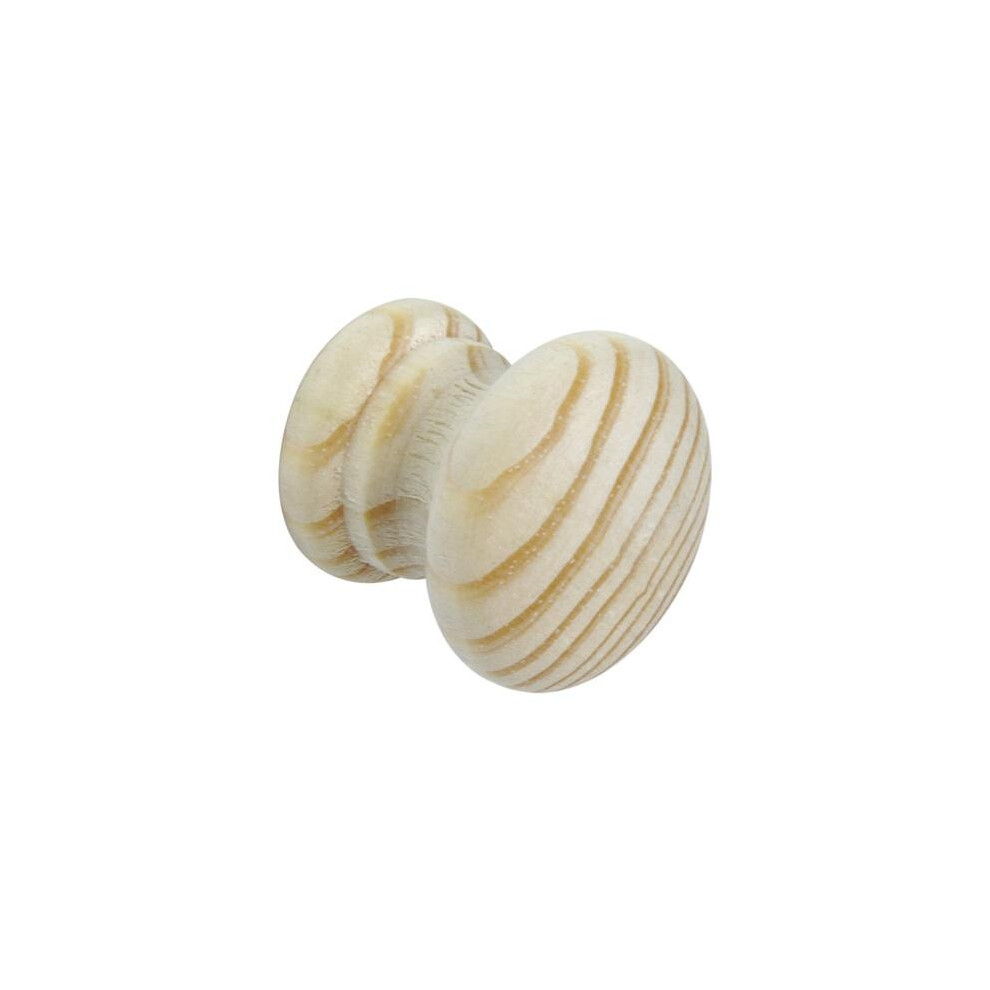 Photos - Furniture Hardware  Securit Pine Cupboard Knob (Pack of 2)(40mm, Cream)