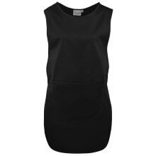 (M, Black) Premier Ladies/Womens Long Length Pocket Tabard / Workwear (Pack of 2)