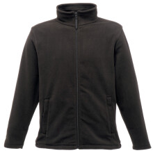 (XL, Black) Regatta Mens Plain Micro Fleece Full Zip Jacket (Layer Lite)