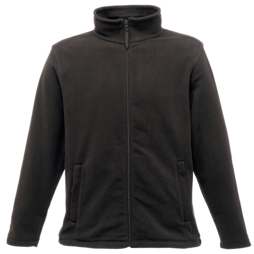 Regatta (XL, Black) Regatta Mens Plain Micro Fleece Full Zip Jacket (Layer Lite)
