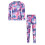 (2-3 Years, Dusky Purple) Mountain Warehouse Childrens/Kids Talus Geometric Base Layer Set 1