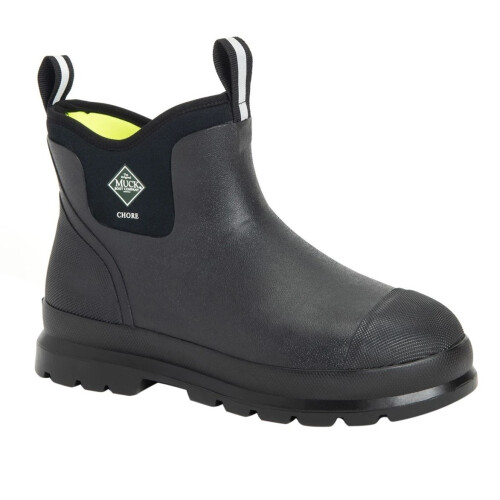 (6 UK, Black) Muck Boots Mens Chore Rain Boots
