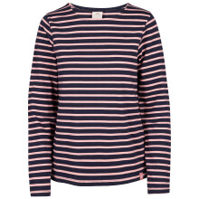 (18, Pink Shell Stripe) Trespass Womens Long Sleeve Striped Pullover Karen