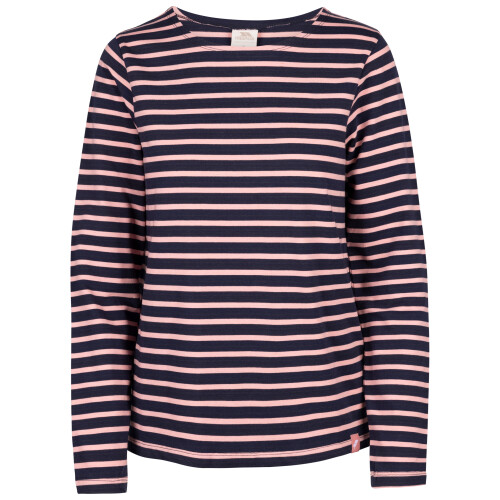 Trespass (18, Pink Shell Stripe) Trespass Womens Long Sleeve Striped Pullover Karen