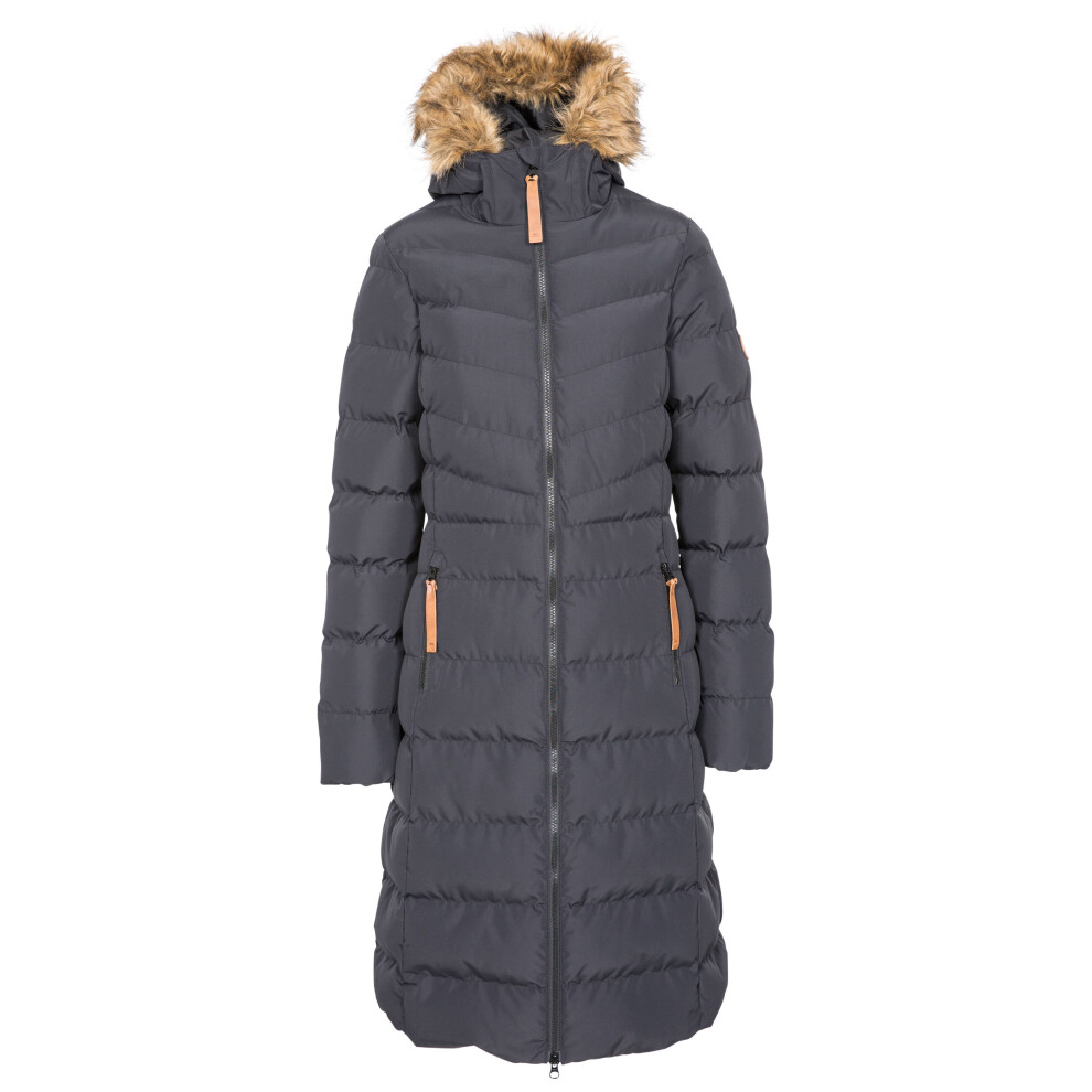 Trespass (6, Black) Women's Padded Waterproof Jacket - Audrey