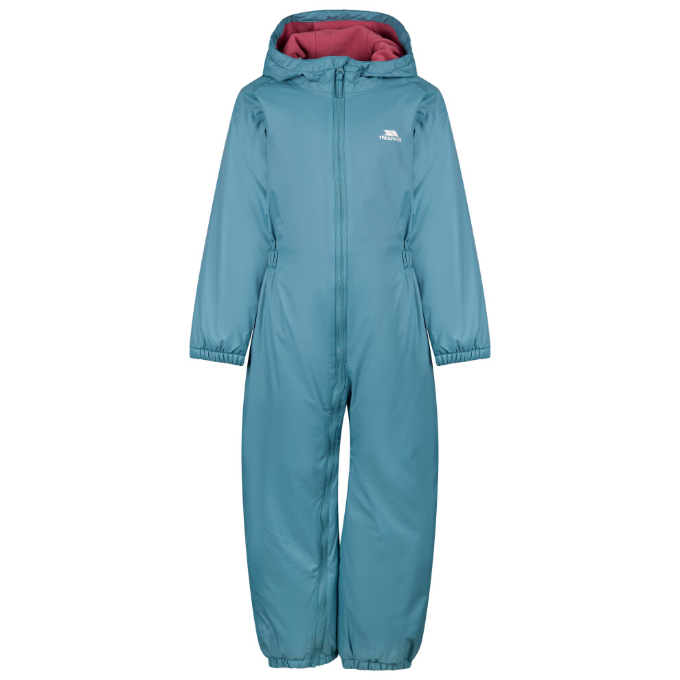 Trespass (7 Years To 8 Years, Greensea) Unisex Kids Rain Suit - Dripdrop - Image 3