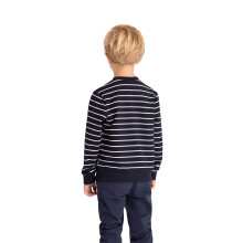 (11 years to 12 years, Navy) Trespass Boys Striped Top - Broadleaf